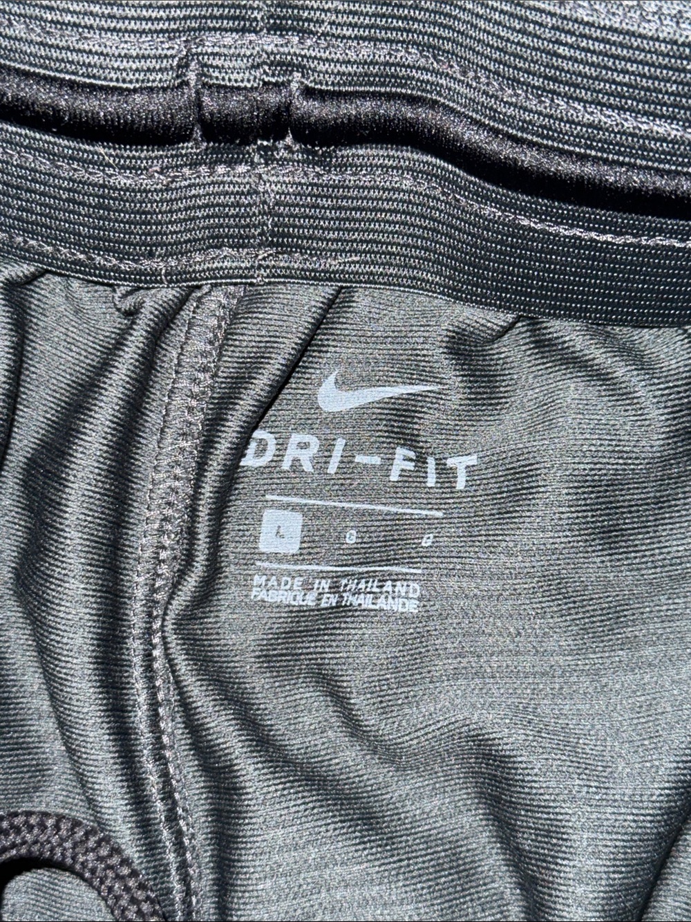 Nike Black and Gray Athletic Basketball Shorts size Large - Picture 2 of 6